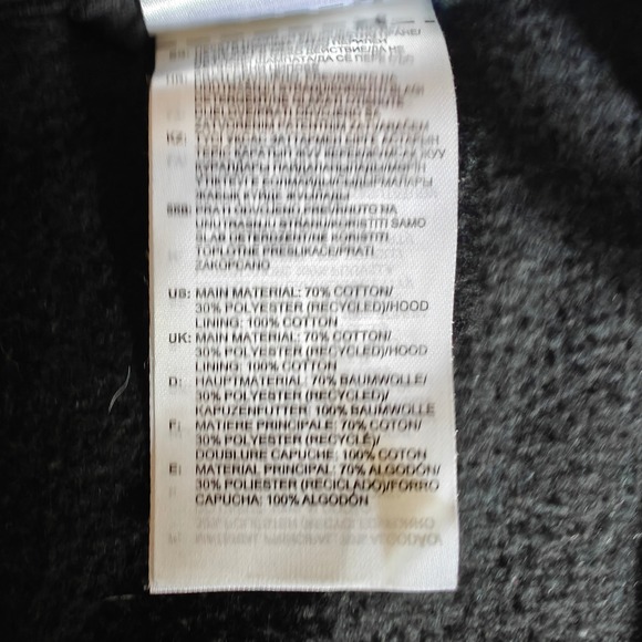 Adidas Black Zip Up Hoodie Track Jacket Yellow Stripes Logo Size S - Picture 6 of 12